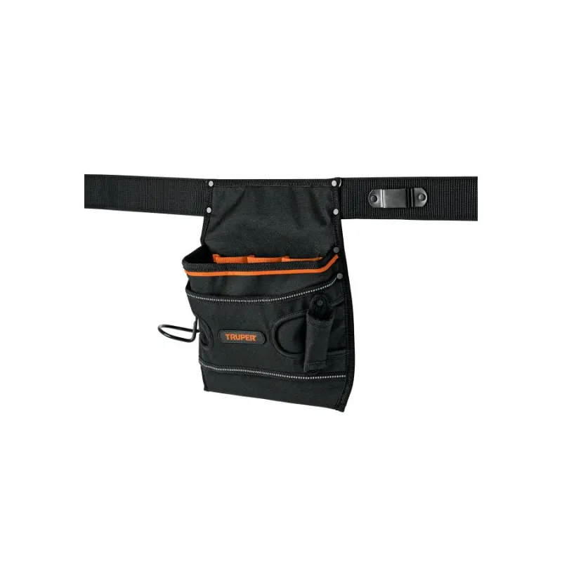 Portaherramientas 7 Compartimientos Poliester Forro PVC con cinturon, Truper 15312 30.508475 Portaherramientas 7 Compartimiento