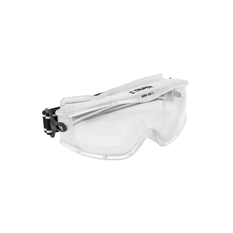  Goggles de Seguridad Profesionales, 100% Policarbonato con UV Antirayadura, GOT-X 14214 Truper 20.338983 Goggles de Seguridad P