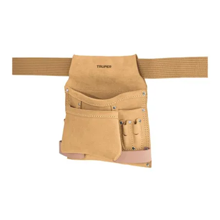  Portaherramientas 10 Compartimientos Carnaz con Cinturon, Truper 11533 27.118644 Portaherramientas 10 Compartimientos Carnaza c