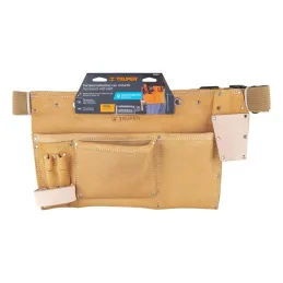  Portaherramientas 9 Compartimientos Carnaza con Cinturon, Truper 11534 30.508475 Portaherramientas 9 Compartimientos Carnaza co