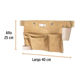  Portaherramientas 9 Compartimientos Carnaza con Cinturon, Truper 11534 30.508475 Portaherramientas 9 Compartimientos Carnaza co