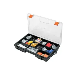  Organizador reforzado de Plastico 15 Compartimientos 28x18x4.5cm Truper 19896 5.847458 Organizador reforzado de Plastico 15 Com