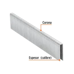  Grapas Corona 1/4" Calibre 18 L25mm Engrapadora Neumatica C5000u Truper 18274 32.20339 Grapas Corona 1/4" Calibre 18 L25mm Engr