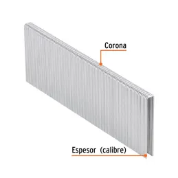  Grapas Corona 1/4" Calibre 18 L40mm Engrapadora Neumatica C5000u Truper 18279 51.694915 Grapas Corona 1/4" Calibre 18 L40mm Eng