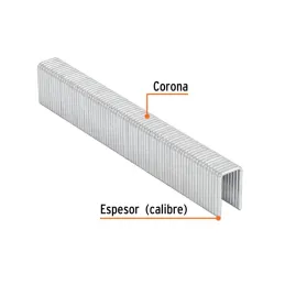  Grapas Corona 7/16" Calibre 16 L19mm Engrapadora Neumatica C1000u Truper 13320 11.016949 Grapas Corona 7/16" Calibre 16 L19mm E