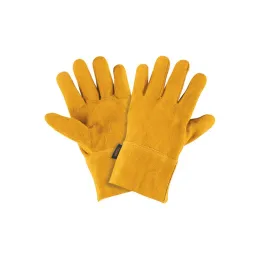  Guantes de Carnaza Unitalla con puño corto de seguridad, para soldadura y Mantenimiento, GU-CAC 14241 Truper 13.644068 Guantes 