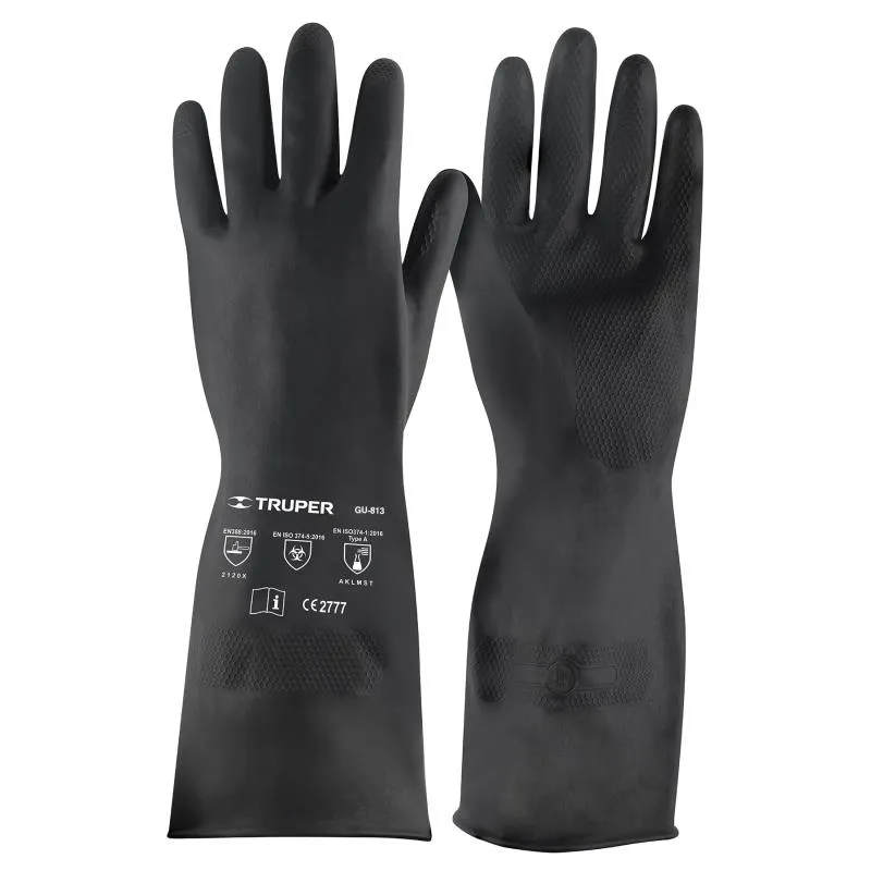  Guantes de Neopreno Talla G para Quimicos Solventes Truper 14271 10 Guantes de Neopreno Talla G para Quimicos Solventes Truper 