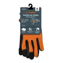  Guantes para Mecanico Unitalla palma reforzada puño ajustable, uso general, GU-MEC-PR 10848 Truper 16.101695 Guantes para Mecan