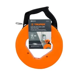  Guia pasa Cable 15 Metros, Guia acero SK5, Para jalar cable electricos y de Telecomunicaciones, GUIA-15 17751 Truper 44.067797 