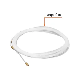  Guia pasa Cable de Nylon 10 Metros, para jalar cable electricos y de Telecomunicaciones, GNY-10 17755 Truper 7.79661 Guia pasa 