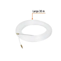  Guia pasa Cable de Nylon 30 Metros, para jalar cable electricos y de Telecomunicaciones, GNY-30 17758 Truper 13.559322 Guia pas