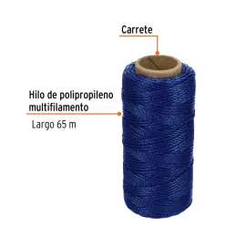 Hilos para albañil 65m 3Cabos ColorAzul, Truper 14048 2.033898 Hilos para albañil 65m 3Cabos ColorAzul, Truper 14048

Hilo de p