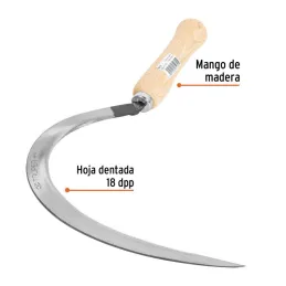  Hoz Dentada 0 Area de corte 16" Abertura del Arco 10", HP-0 15120 Truper 16.949153 Hoz Dentada 0 Area de corte 16" Abertura del