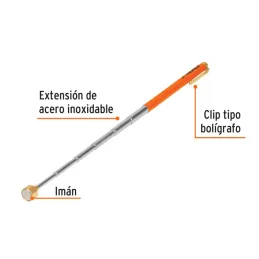  Iman Extensible, Levanta 1.5kg, Estension Min. 128mm Max. 630mm, Recupera Objetos, Clip Tipo Boligrafo, PICK-UP 14140 Truper 8.