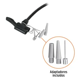  Inflador Manual 23", Cuerpo Metalico, Presion Maxima 100 PSI, BOM-TR 14863 Truper 20.338983 Inflador Manual 23", Cuerpo Metalic