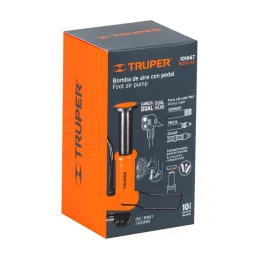  Infladores de Pedal 60 PSI ValvulaDual Antiderrapante, Truper 101667 10.762712 Infladores de Pedal 60 PSI ValvulaDual Antiderra