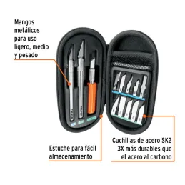  Juego de 13 Cuchillas Hobby con estuche, Truper 17512 16.949153 Juego de 13 Cuchillas Hobby con estuche, Truper 17512

13 Cuchi