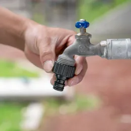 Juego de 5 conectores Sistema click 3/4" ABS Conexiones Rapidas Grifo Truper 12728 - Truper 3