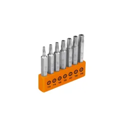 Juego de 7 puntas Torx con seguro, Largo2", P7-20TS 17813 Truper - Truper 1