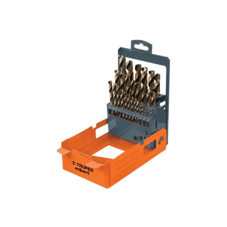  Juego de Brocas para metal 29 Piezas de Alta Velocidad Turbo Steel, DESP-BAV-29C 50004 Truper 226.271186 Juego de Brocas para m