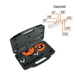 Juego de Cortador de Tubo y Avellanador, con estuche de Plastico, JCA-3 12871 Truper - Truper 3
