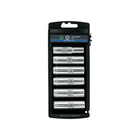  Juego de dados 6 Piezas tubulares Milimetrico, Encastre 1/2", acero al cromo vanadio, JD-1/2X6LM 14175 Truper 49.152542 Juego d