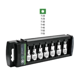 Juego de Dados cuadro 7Piezas Punta Torx Truper 102237 - Truper 4