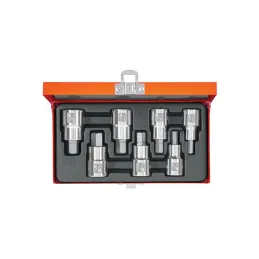 Juego de dados Punta Allen 7 Piezas, Encastre 1/2", acero al cromo vanadio, JPH-1/2X7PH 13929 Truper - Truper 1