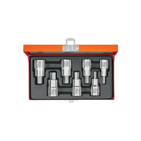  Juego de dados Punta Allen 7 Piezas, Encastre 1/2", acero al cromo vanadio, JPH-1/2X7PH 13929 Truper 72.881356 Juego de dados P