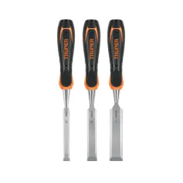 Juego de Formones 3 Piezas x100mm ComfortGrip, Truper 17759 - Truper 1