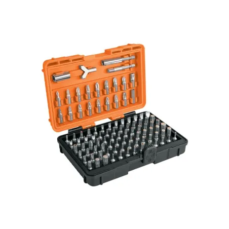  Juego de Puntas 100 Piezas Largo1", Acero al cromo vanadio, para Desarmador Electrico o Manual, PUN-100 17794 Truper 40.677966 