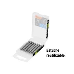 Juego de puntas Phillips combinadas PH0-PH3 x50mm 7 piezas, Truper 100504 - Truper 4