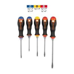  Juego Desarmadores 5 Pza 3/16 1/4" ComfortGrip Truper 14138 22.881356 Juego Desarmadores 5 Pza 3/16 1/4" ComfortGrip Truper 141