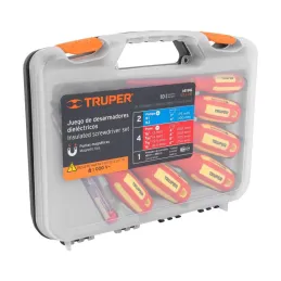  Juego Desarmadores 6 Piezas Aislado 1000v inc ProbadorVoltaje Truper 14196 42.372881 Juego Desarmadores 6 Piezas Aislado 1000v 