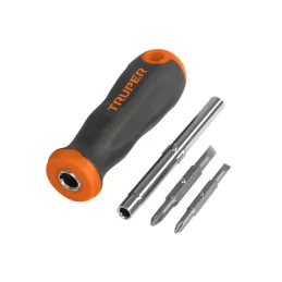 Juego Desarmadores Multipunta 2 Puntas Dobles y Barra con 2 Cajas Hexagonales, DT-4 14200 Truper - Truper 1
