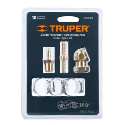 Juego Reparador para Manguera de 3/8", Incluye Cabeza Infladora, Laton Solido, 1/4 NPT, REMAN-3/8 19021 Truper - Truper 4