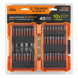 Juegos de 40 puntas de Impacto Mixtas para desarmador, Truper 101966 - Truper 4