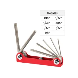 Juegos de 7 Llaves Allen Pulgadas TNavaja Truper 15560 - Truper 3