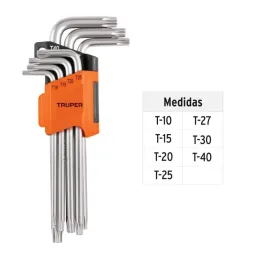 Juegos de 7 Llaves Torx PLargas Truper 15553 - Truper 3