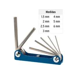 Juegos de 8 Llaves Allen MM Tnavaja Truper 15557 - Truper 3