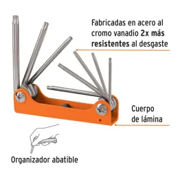 Juegos de 8 Llaves Torx Tnavaja Truper 15569 - Truper 2