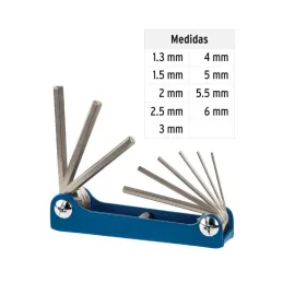 Juegos de 9 Llaves Allen MM Tnavaja Truper 15563 - Truper 3