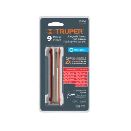 Juegos de 9 Llaves Allen Pulgadas TNavaja Truper 15566 - Truper 4