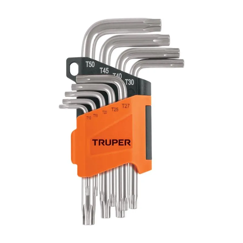 Juegos de 9 Llaves Torx Truper 15554 - Truper 1