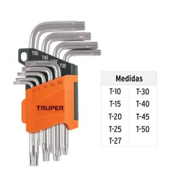Juegos de 9 Llaves Torx Truper 15554 - Truper 3