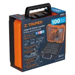 Juegos de Brocas y Puntas 100 Piezas CEstuche, Truper 100872 - Truper 5