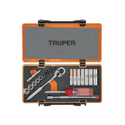 Juegos de Herramientas 20 piezas STD E1/4 EM Truper 13980 - Truper 1