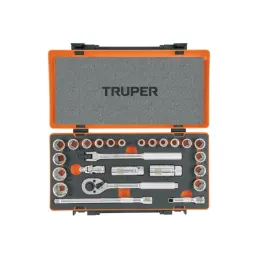 Juegos de Herramientas 25 piezas Mixto STD MM E3/8 EM Truper 13954 - Truper 1