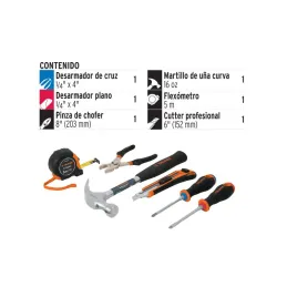  Juegos de Herramientas 6 Piezas Caseras Truper 14651 77.118644 Juegos de Herramientas 6 Piezas Caseras Truper 14651

Flexómetro