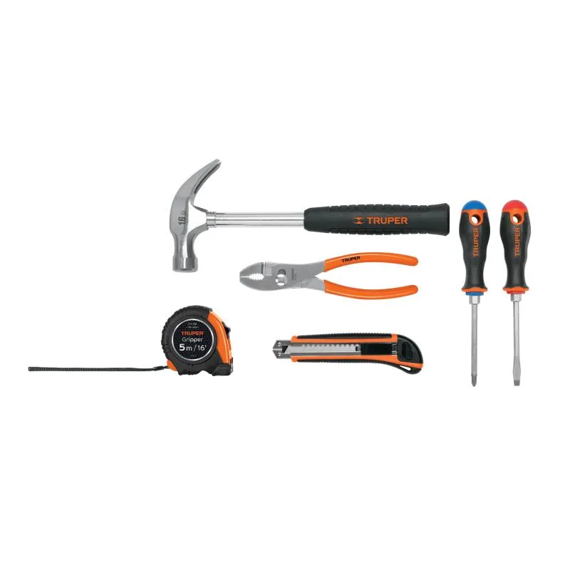  Juegos de Herramientas 6 Piezas Caseras Truper 14651 77.118644 Juegos de Herramientas 6 Piezas Caseras Truper 14651

Flexómetro